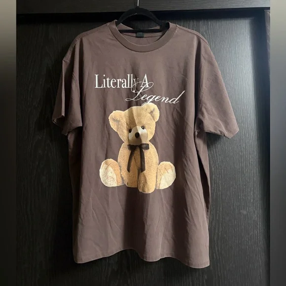 Wild Fable Brown Tee with Graphic Print - Picture 9 of 12